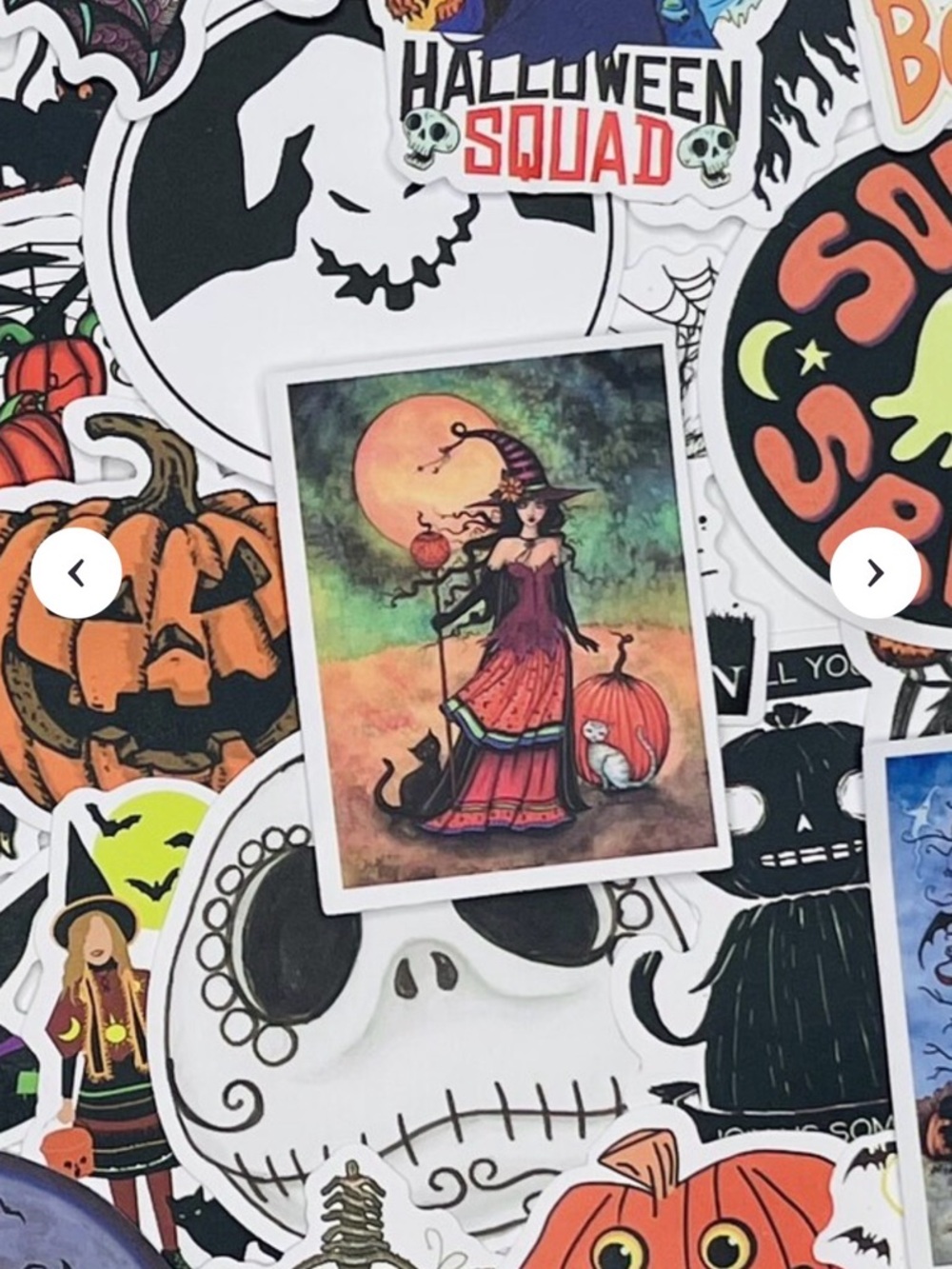 Hallowmas Jack 50Pcs
Stickers Pack Vinyl Laptop
Helmet Phone Luggage
Decal GIFT - Picture 3 of 5